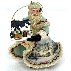 Thomas Kinkade Old World Santa Christmas Ornament Ashton Drake St Nicholas 2003